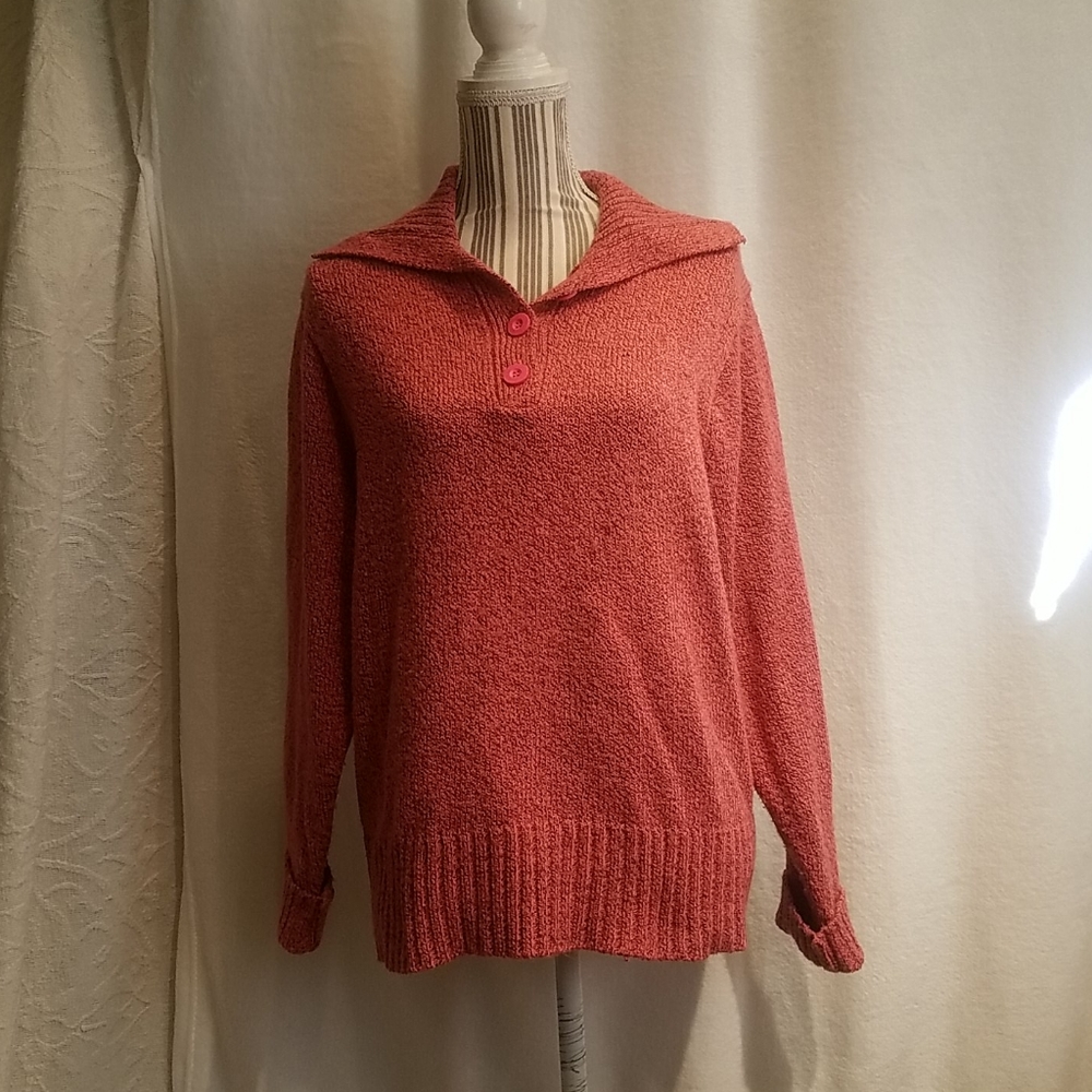Debbie Morgan Sweater Pink/Salmon Size Medium
